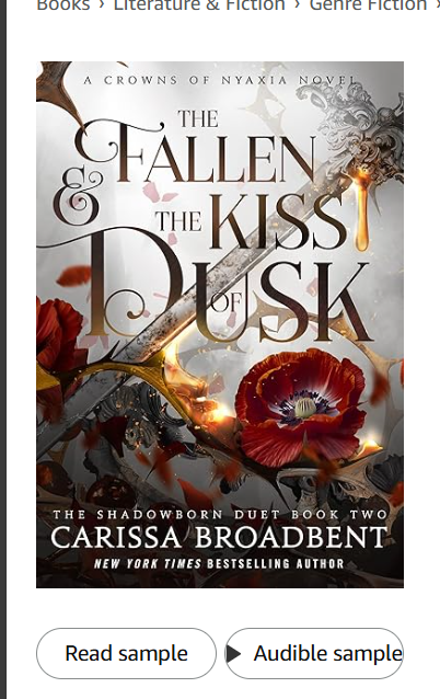 The Fallen and the Kiss of Dusk (Crowns of Nyaxia Book 4)